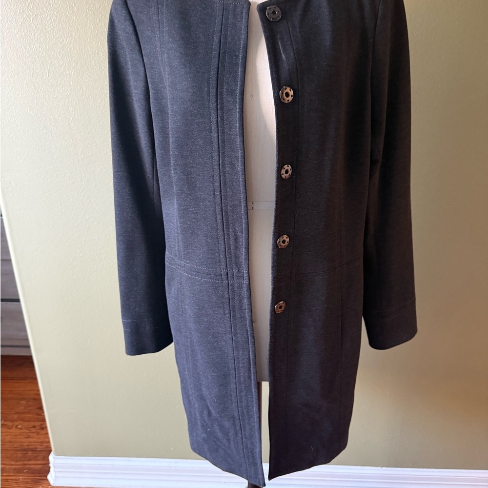 W by Worth Charcoal and Black Coat